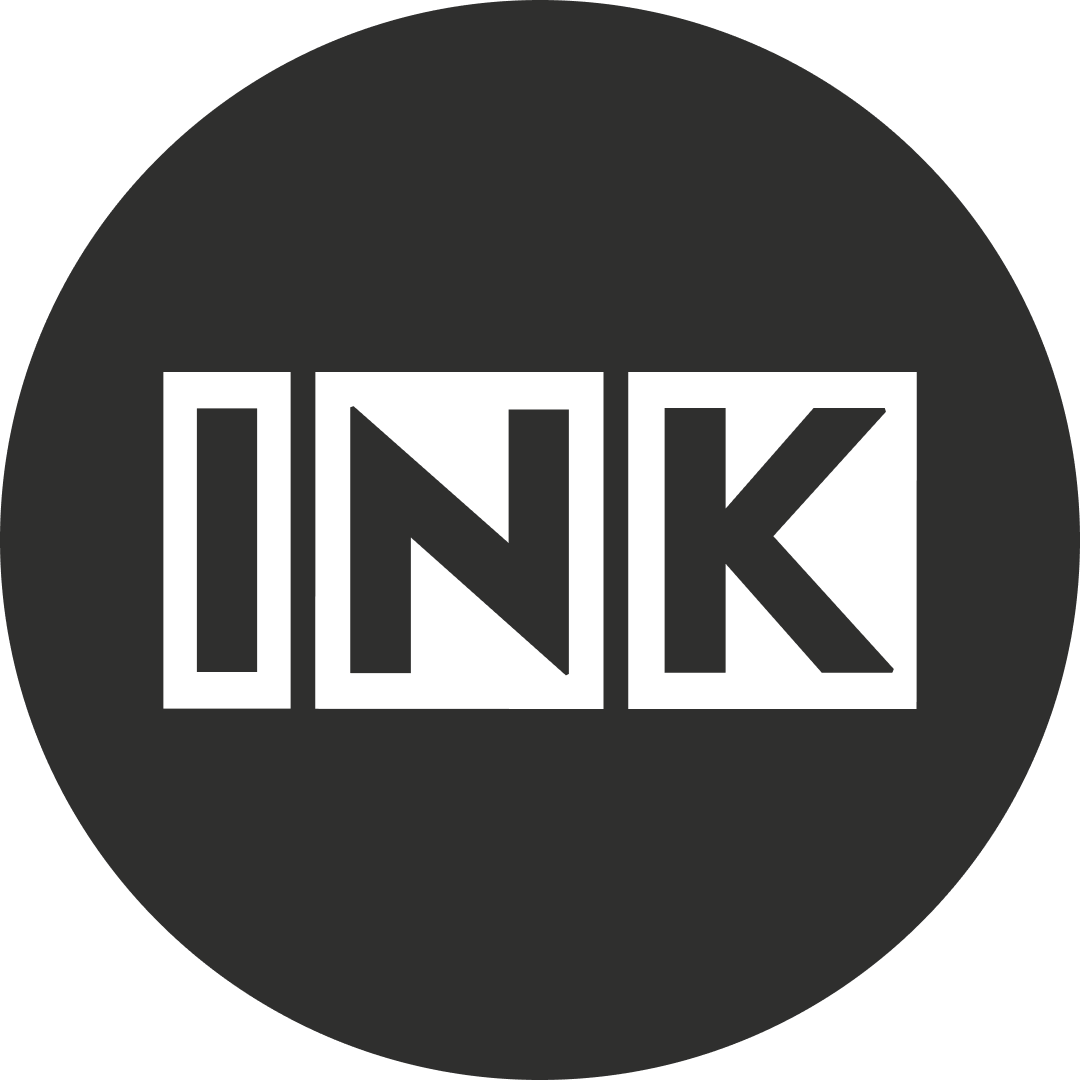 INK logo in a black circle