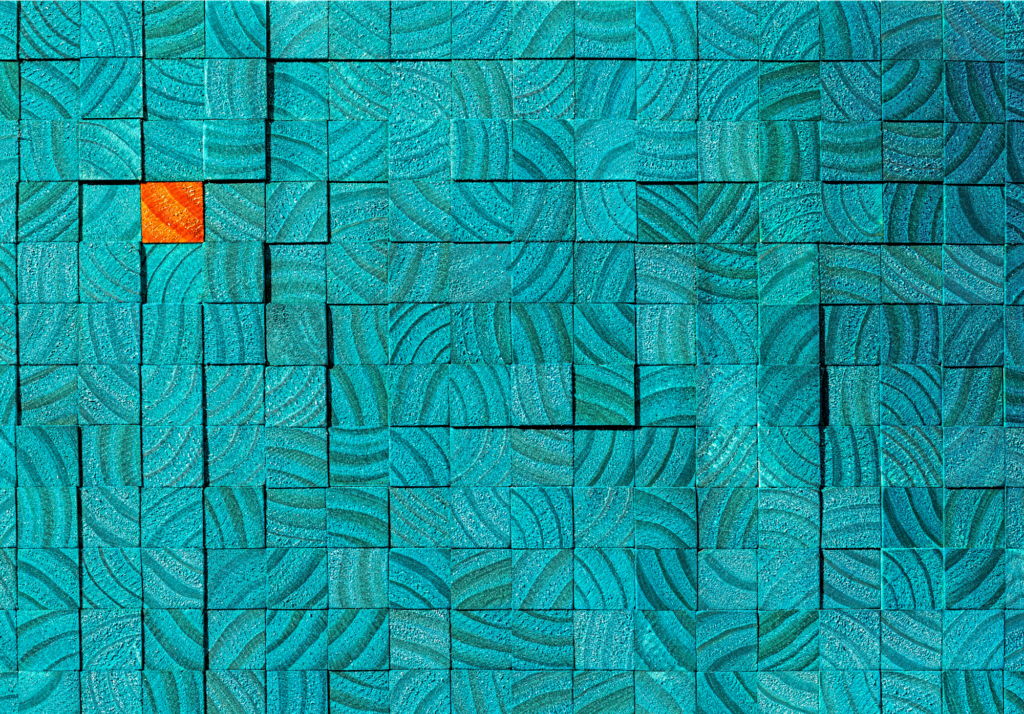 abstract wooden blocks